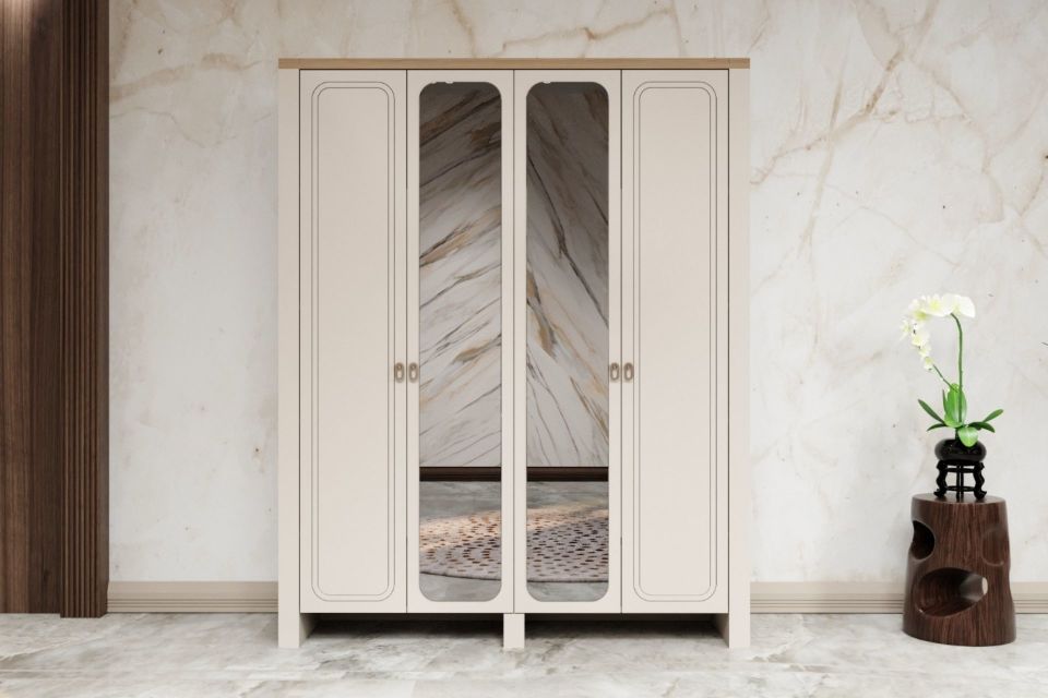 Lucca 4 Kapaklı Dolap