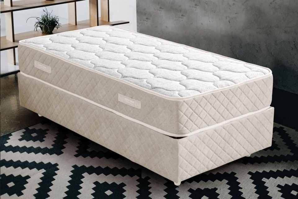 Deluxe Ortopedik Yaylı Yatak Krem - 120x200