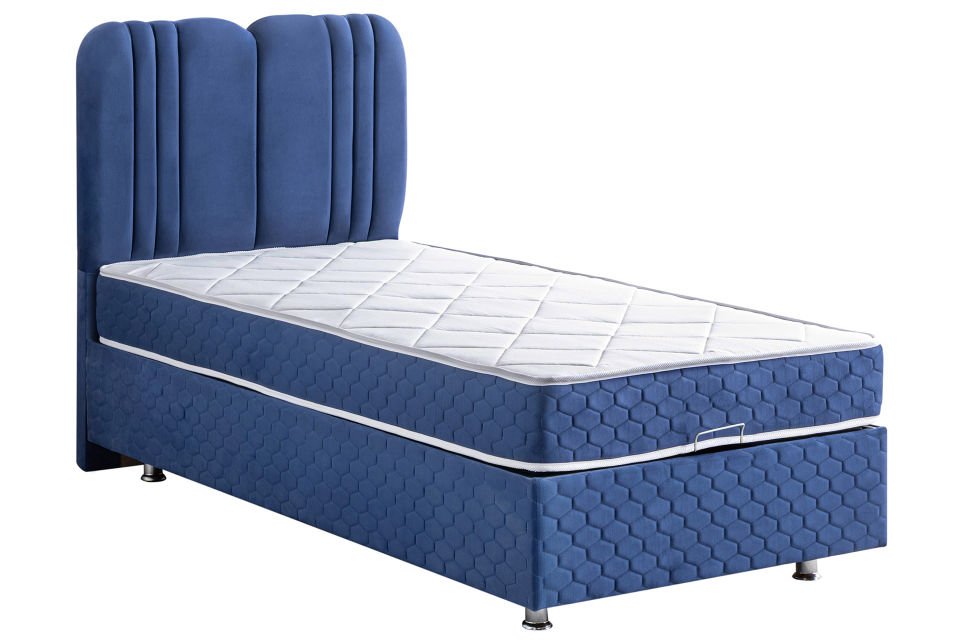 Paul Baza Başlık Orthosoft Yatak Seti 90 x 190 - Lacivert