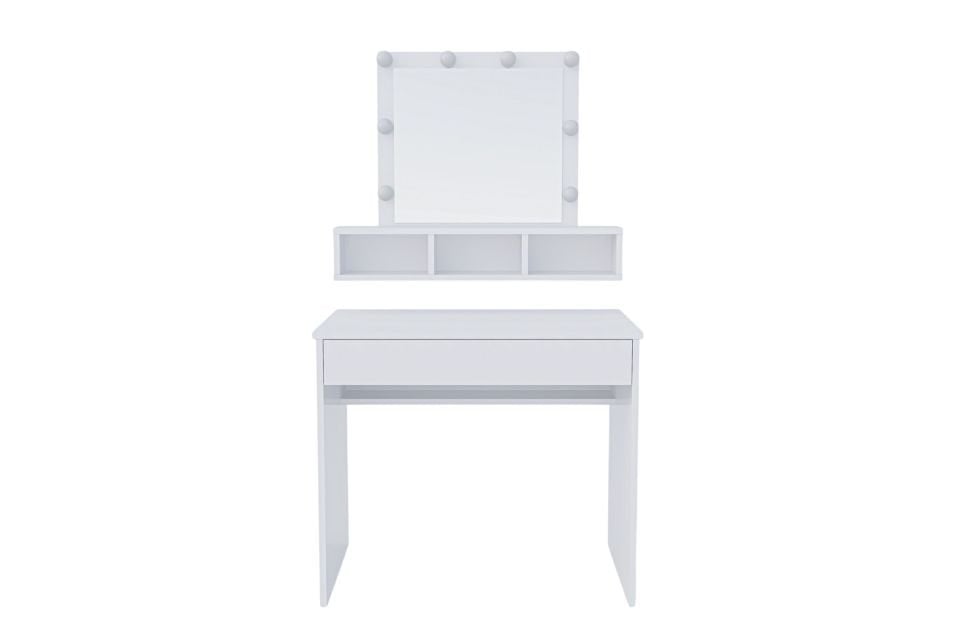 Luna Aynalı Çekmeceli Makyaj Masası