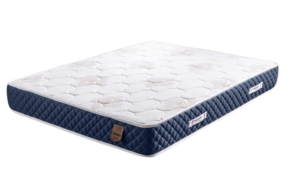 Deluxe Ortopedik Yaylı Yatak Lacivert - 100x200