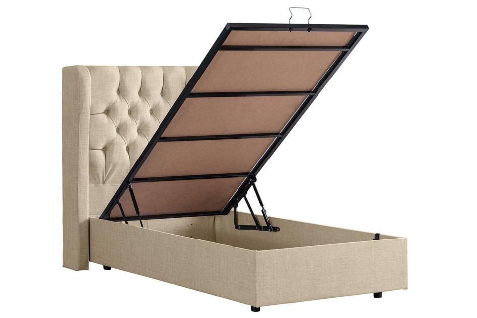 Riga Baza Başlık Seti 90 x 200 - Krem