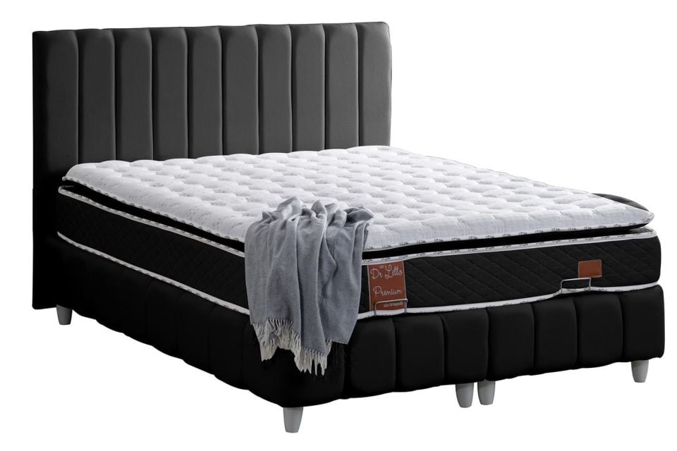 Narva Baza Başlık Real Pedli Yatak Seti 180 x 200 - Antrasit