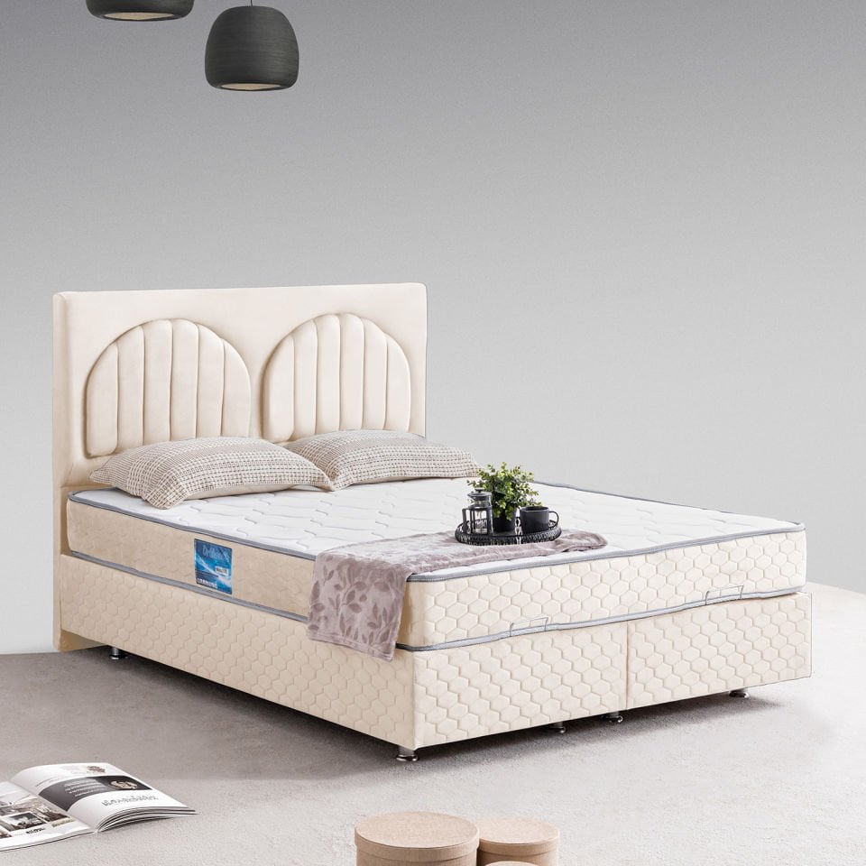 Walter Baza Başlık Orthosoft Yatak Seti 160 x 200 - Krem