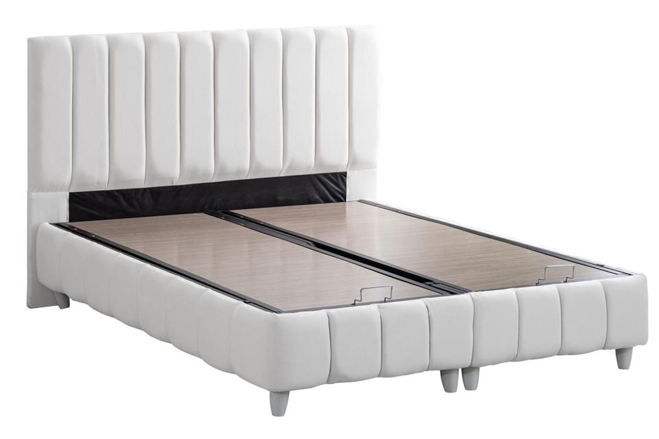 Narva Baza Başlık Real Pedli Yatak Seti 160 x 200 - Beyaz