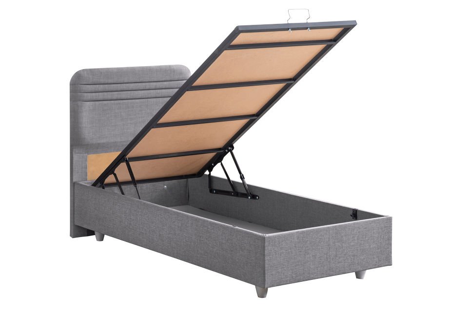 Mila Baza Başlık Seti 120 x 200 - Gri