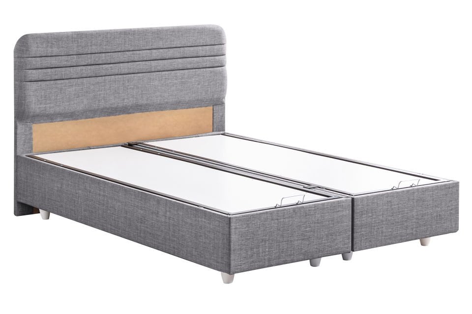 Mila Baza Başlık Seti 140 x 190 - Gri