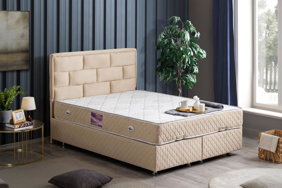 Diego Baza Başlık Deluxe Yatak Seti