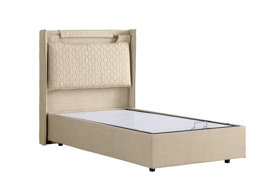 Zagreb Baza Başlık Comfort Yatak Seti 100 x 200 - Krem