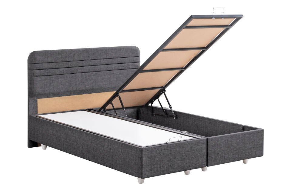 Mila Baza Başlık Orthosoft Yatak Seti 180 x 200 - Antrasit