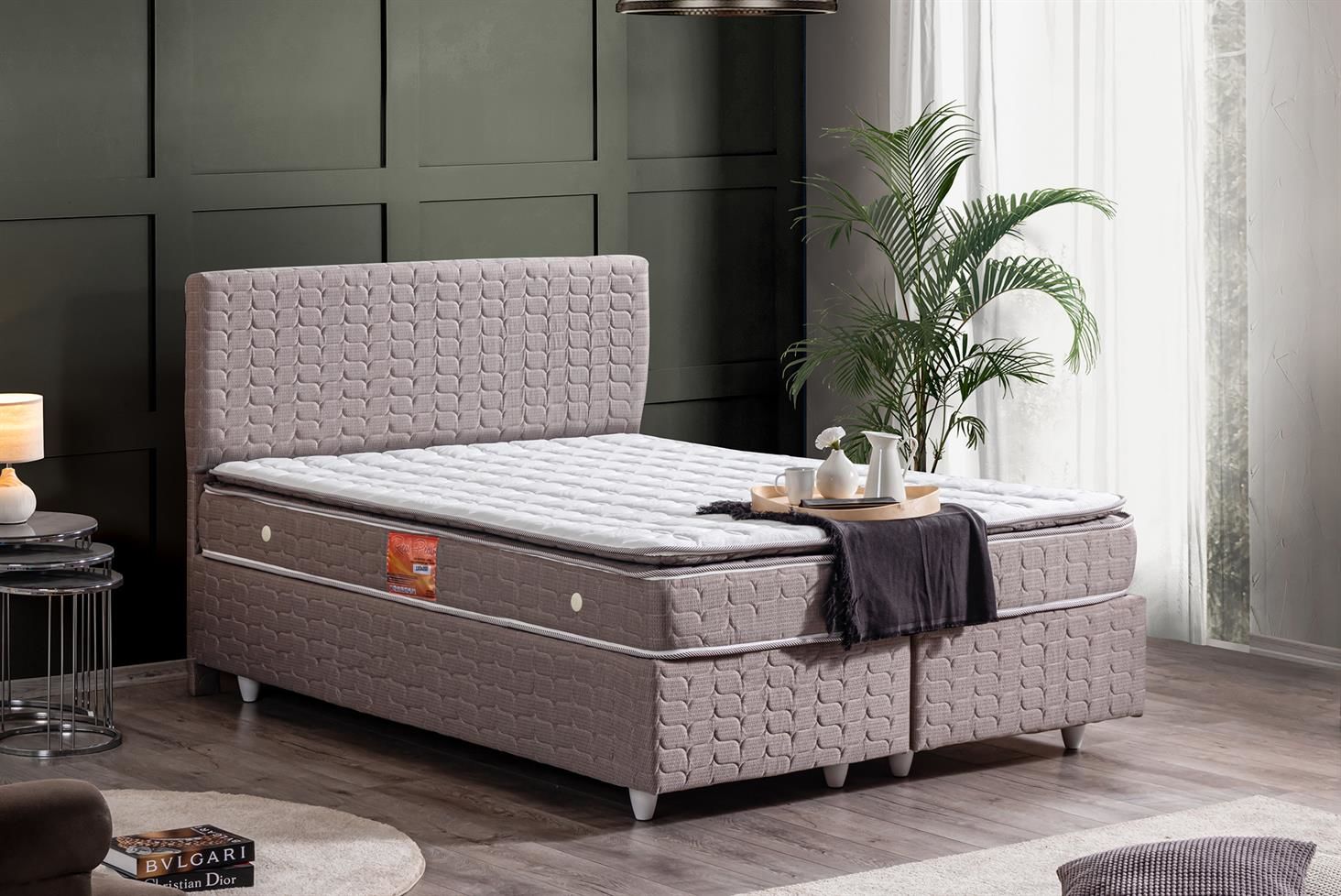 Stella Baza Başlık Real Pedli Yatak Seti