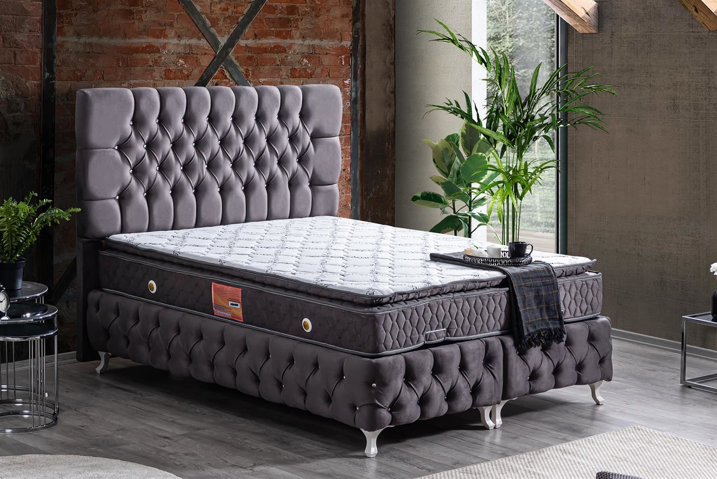 Roma Baza Başlık Real Pedli Yatak Seti