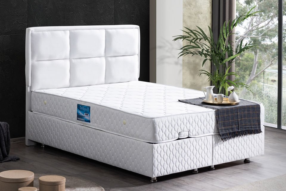 Grand Baza Başlık Ortho Soft Yatak Seti 150 x 200 - Beyaz