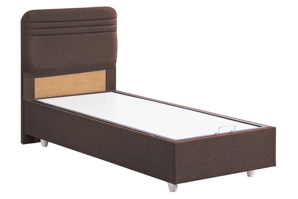 Mila Baza Başlık Orthosoft Yatak Seti 90 x 200 - Koyu Kahve