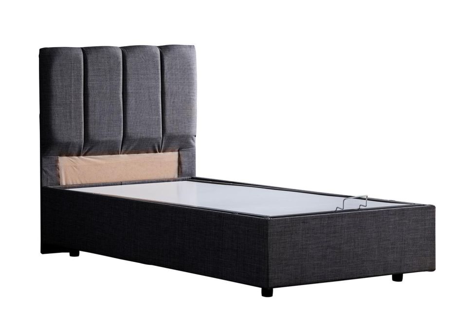 Defne Baza Başlık Seti 90 x 190 - Antrasit