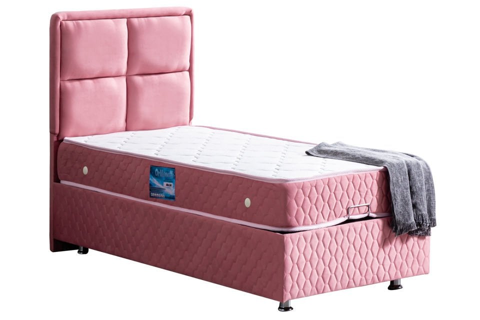 Grand Baza Başlık Ortho Soft Yatak Seti 90 x 190 - Pembe