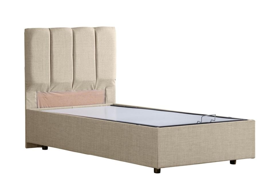 Defne Baza Başlık Seti 90 x 200 - Krem