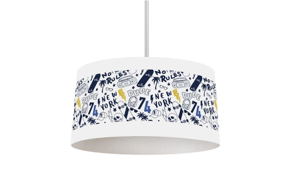 Venüs Genç Odası Takımı Uyumlu Dijital Baskılı Sarkıt Avize