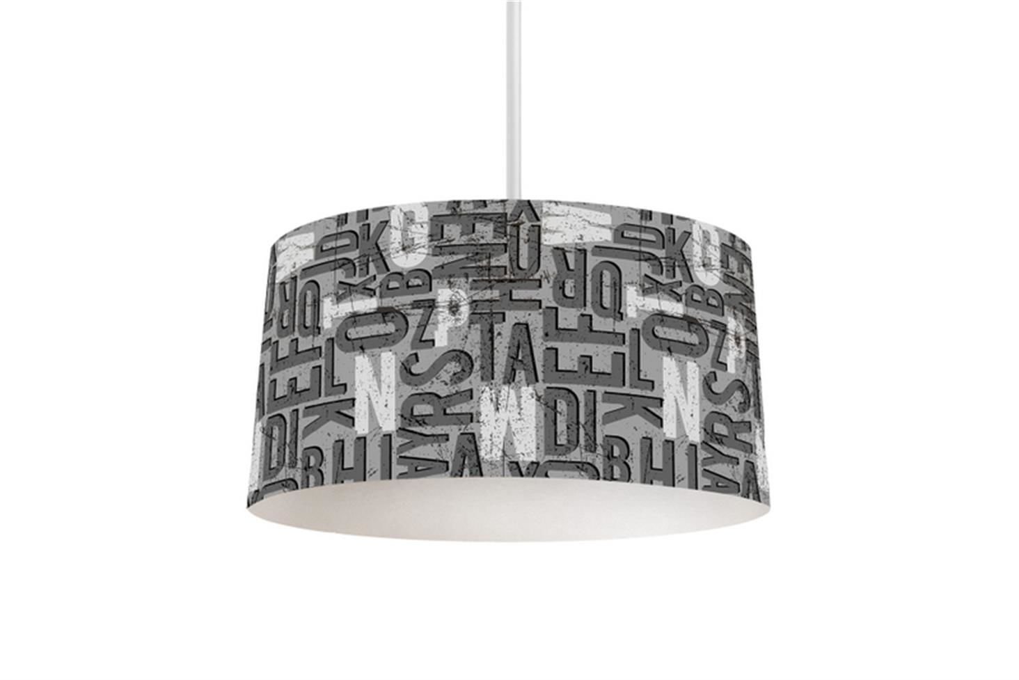 Black Genç Odası Takımı Uyumlu Dijital Baskılı Sarkıt Avize