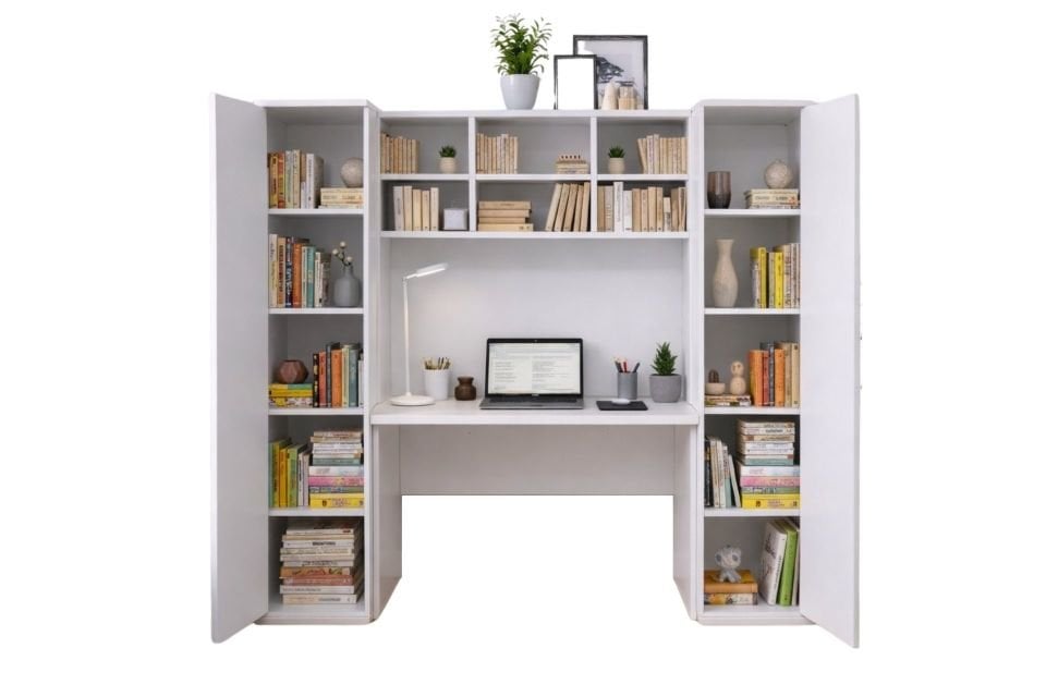 Merisa 2 Kitaplıklı Çalışma Masası