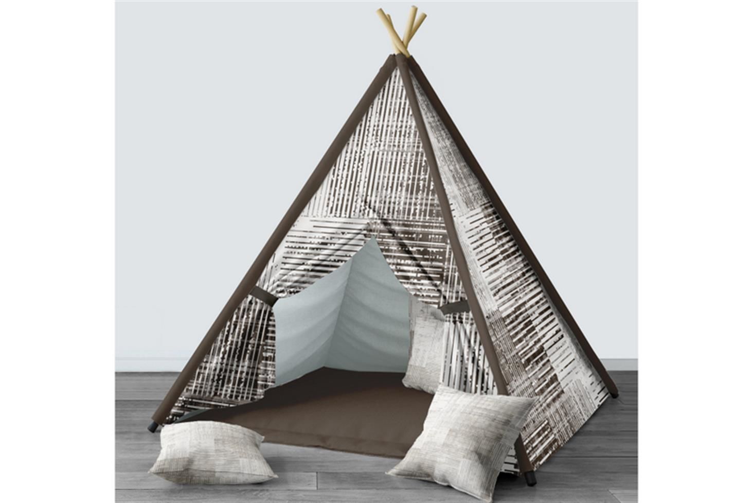 Country Genç Odası Takımı Uyumlu Dijital Baskılı Minderli Oyun Çadırı