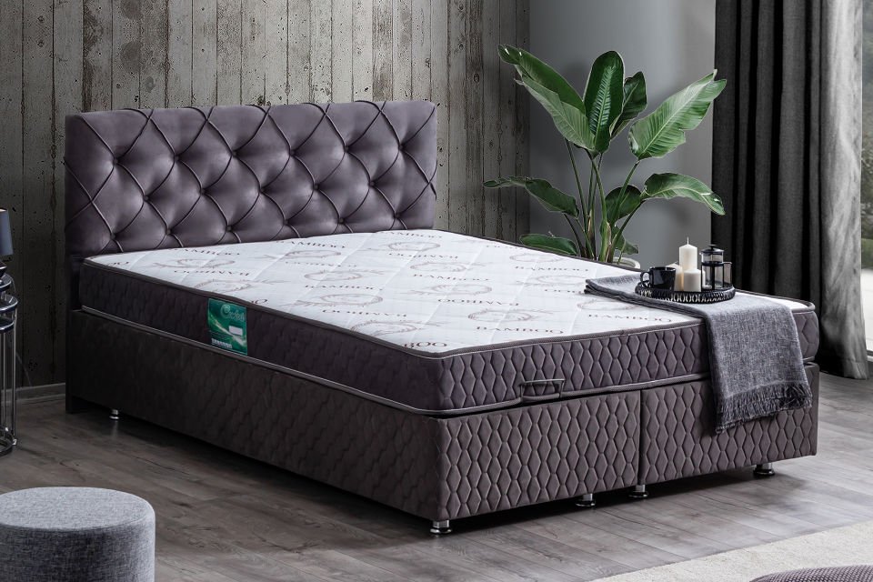 Vita Baza Başlık Comfort Yatak Seti 150 x 200 - Antrasit