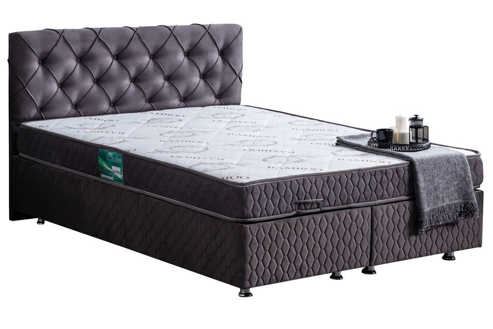 Vita Baza Başlık Comfort Yatak Seti 150 x 200 - Antrasit