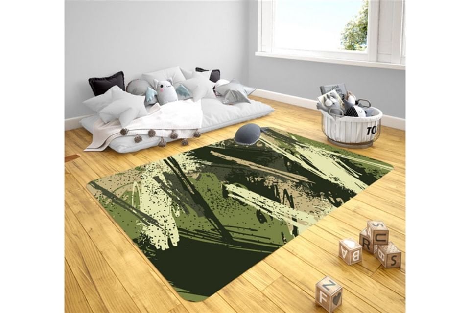 Aktif Çocuk Odası Takımı Uyumlu Kaydırmaz Halı 80x160