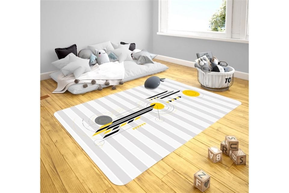 Relax Genç Odası Takımı Uyumlu Kaydırmaz Halı 80x160