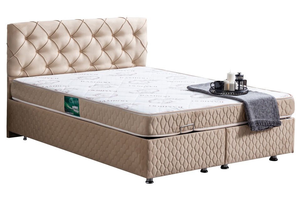 Vita Baza Başlık Comfort Yatak Seti 180 x 200 - Bej