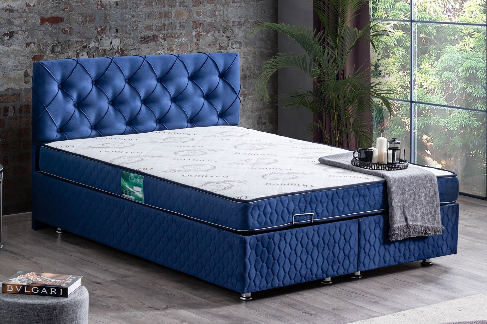 Vita Baza Başlık Comfort Yatak Seti 150 x 200 - Lacivert