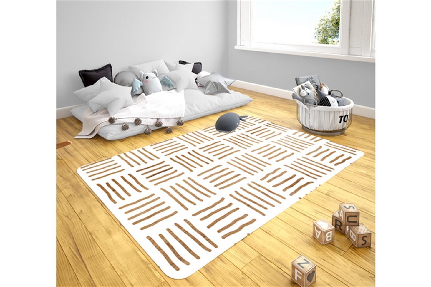 Avrasya Çocuk Odası Takımı Uyumlu Kaydırmaz Halı 80x160