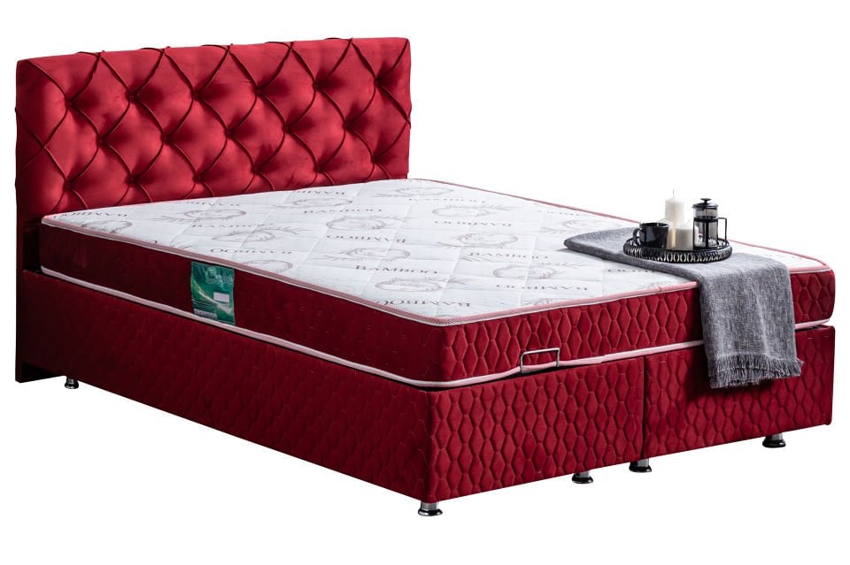 Vita Baza Başlık Comfort Yatak Seti 180 x 200 - Bordo