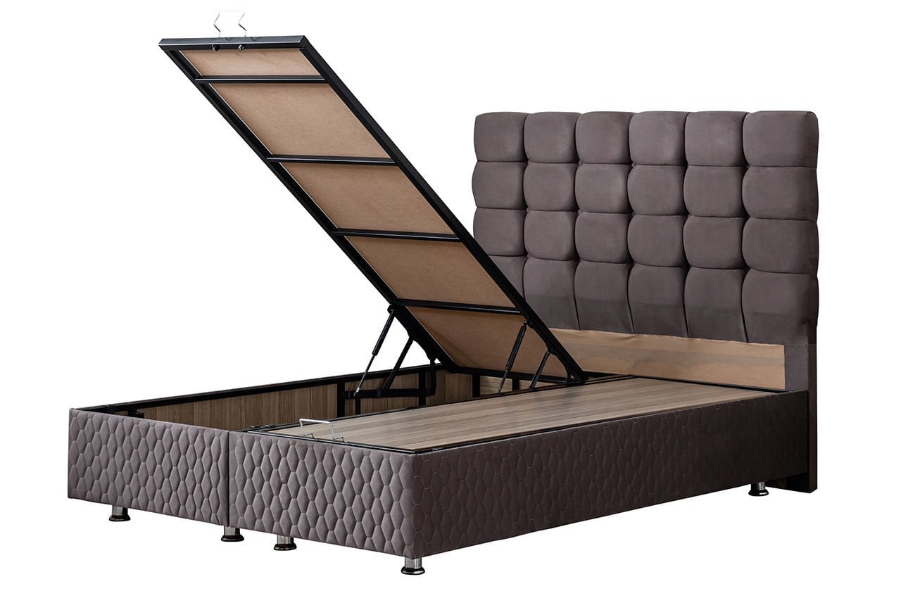 Duke Baza Başlık Seti 160 x 200 - Antrasit