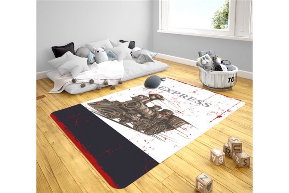 Express Çocuk Odası Takımı Uyumlu Kaydırmaz Halı 120x180