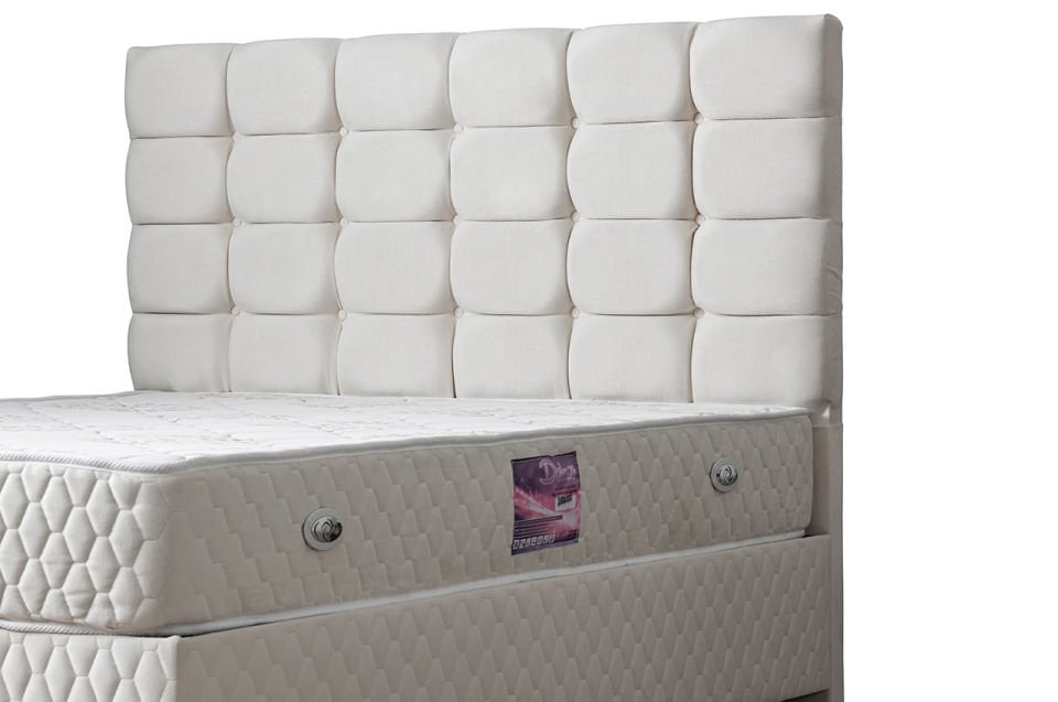 Duke Baza Başlık Deluxe Yatak Seti 160 x 200 - Krem