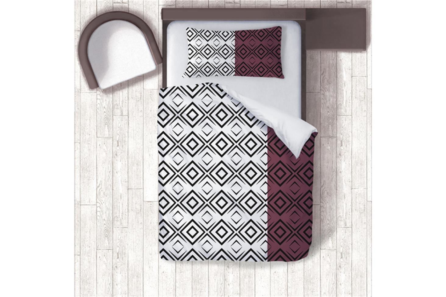 Ezgi Genç Odası Takımı Uyumlu Dijital Baskılı Nevresim Takımı