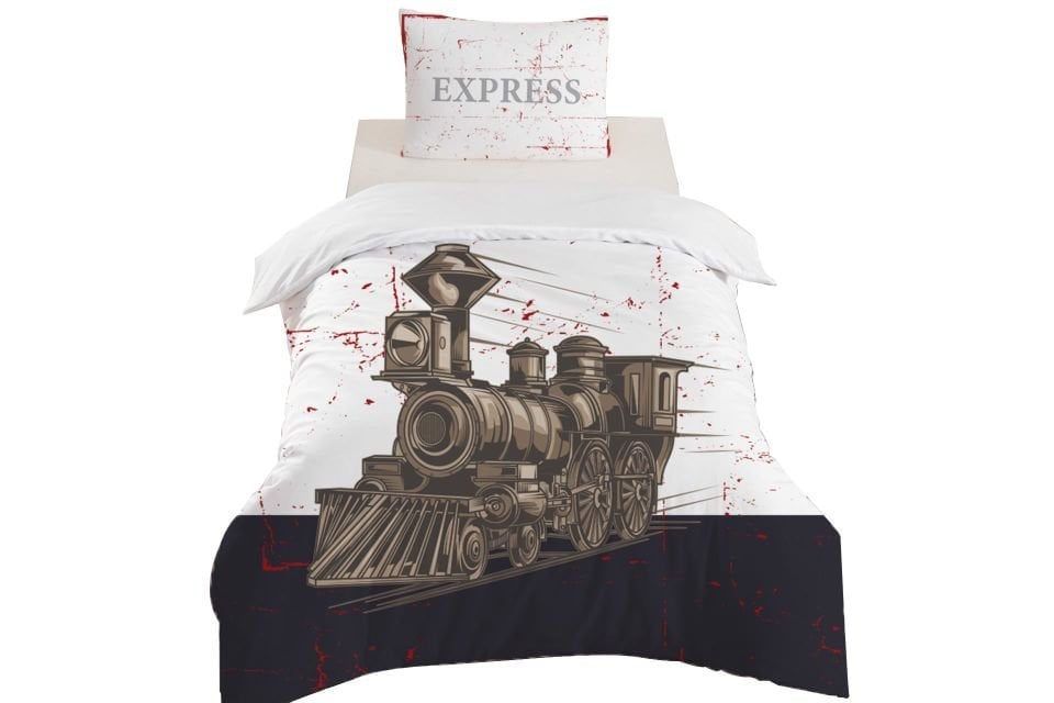 Express Çocuk Odası Takımı Uyumlu Dijital Baskılı Nevresim Takımı