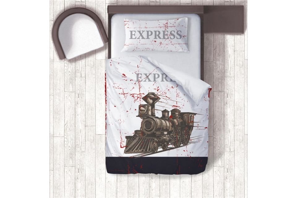 Express Çocuk Odası Takımı Uyumlu Dijital Baskılı Nevresim Takımı