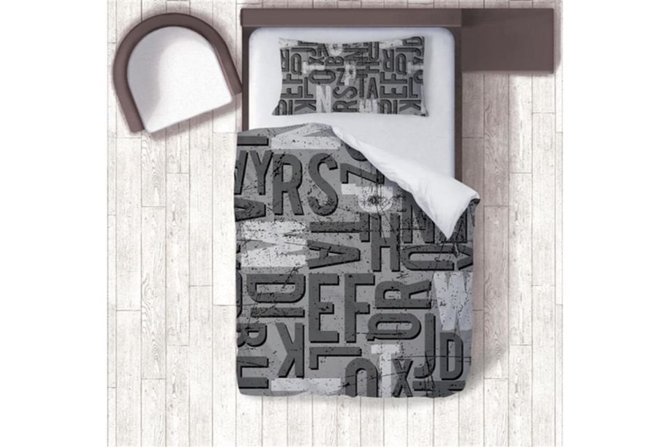 Black Genç Odası Takımı Uyumlu Dijital Baskılı Nevresim Takımı