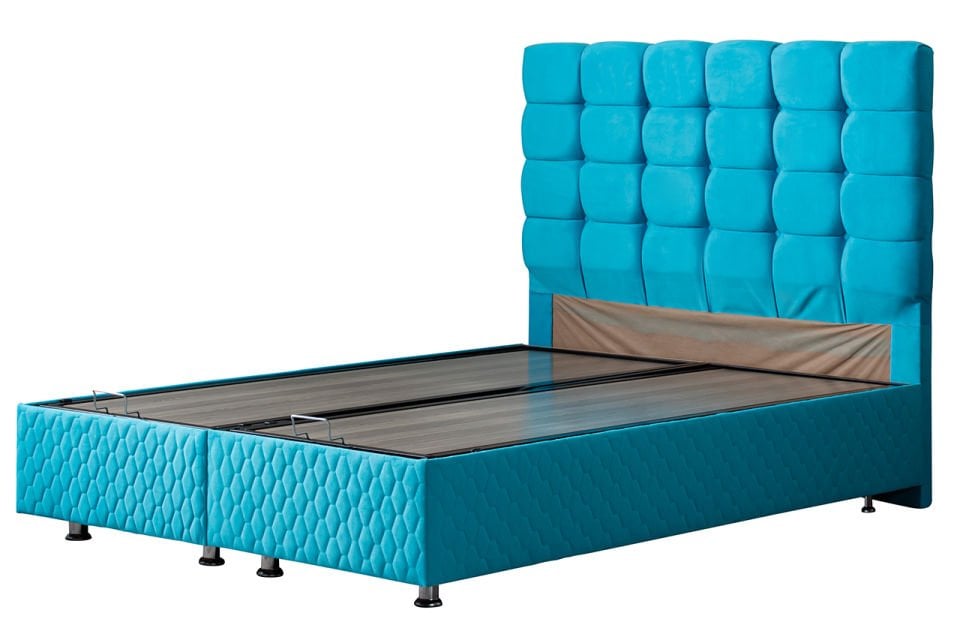 Duke Baza Başlık Deluxe Yatak Seti 150 x 200 - Turkuaz
