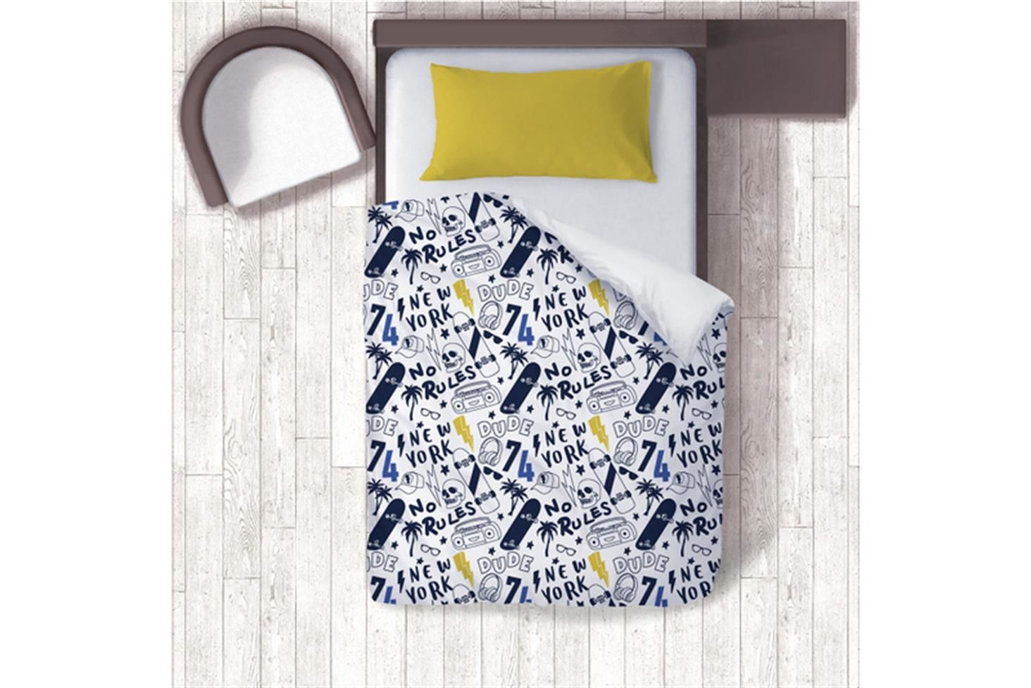 Venüs Genç Odası Takımı Uyumlu Dijital Baskılı Nevresim Takımı