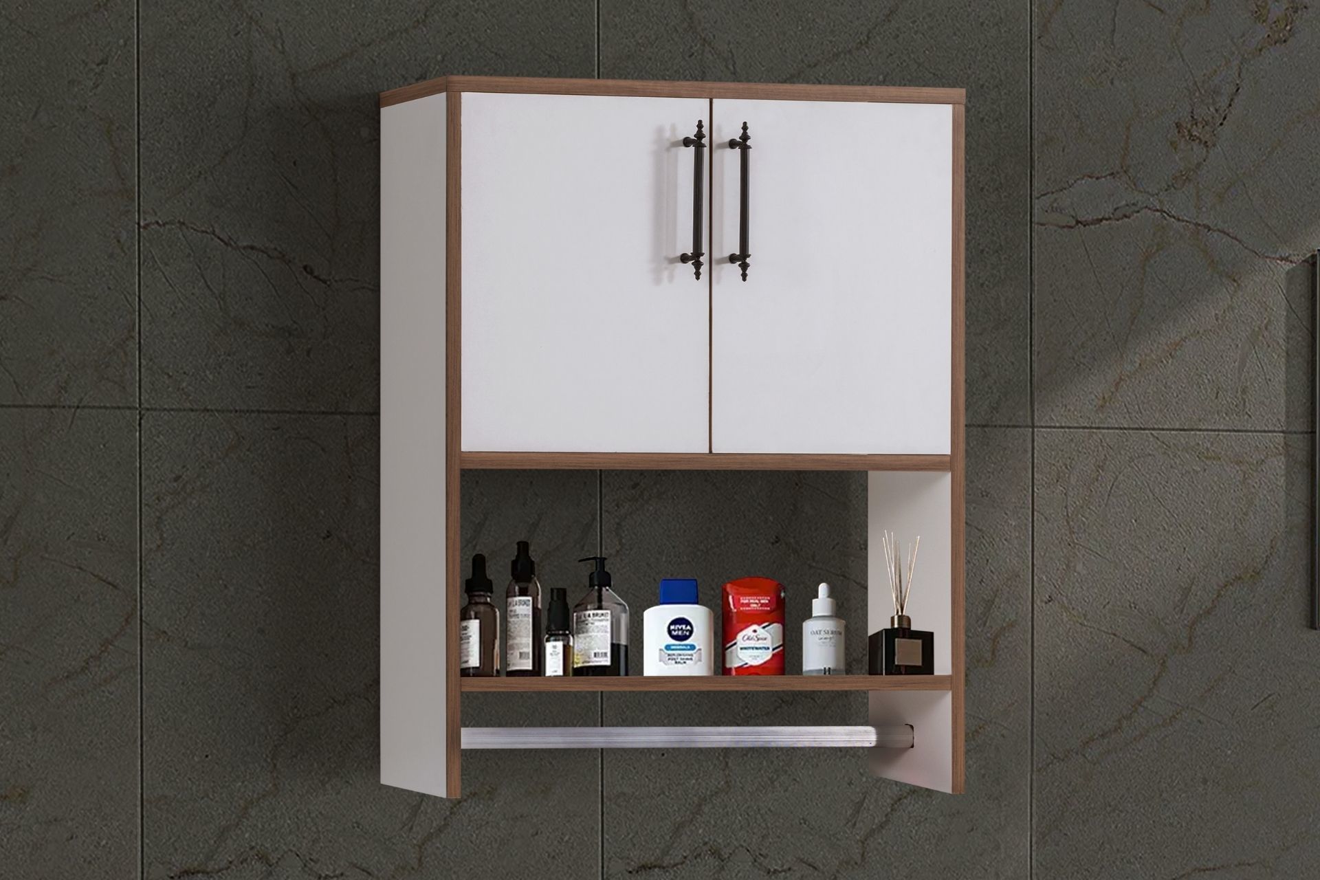 Blesk Lavabo Üstü Kapaklı Dolap