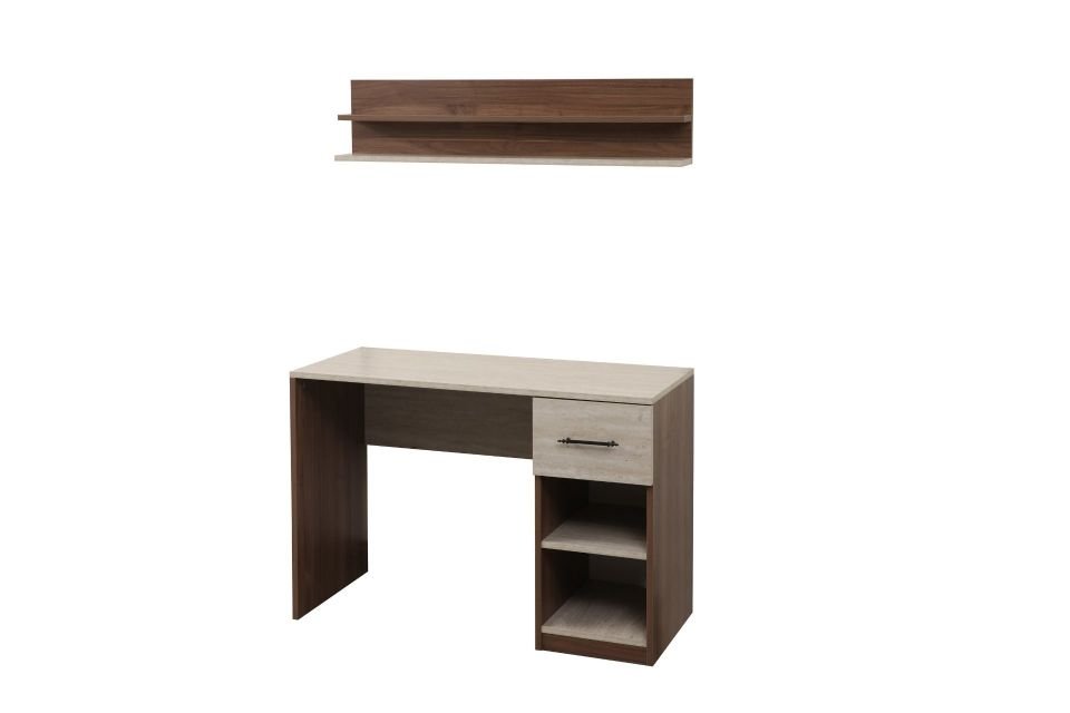 Blesk Kitaplıklı Raflı Çalışma Masası