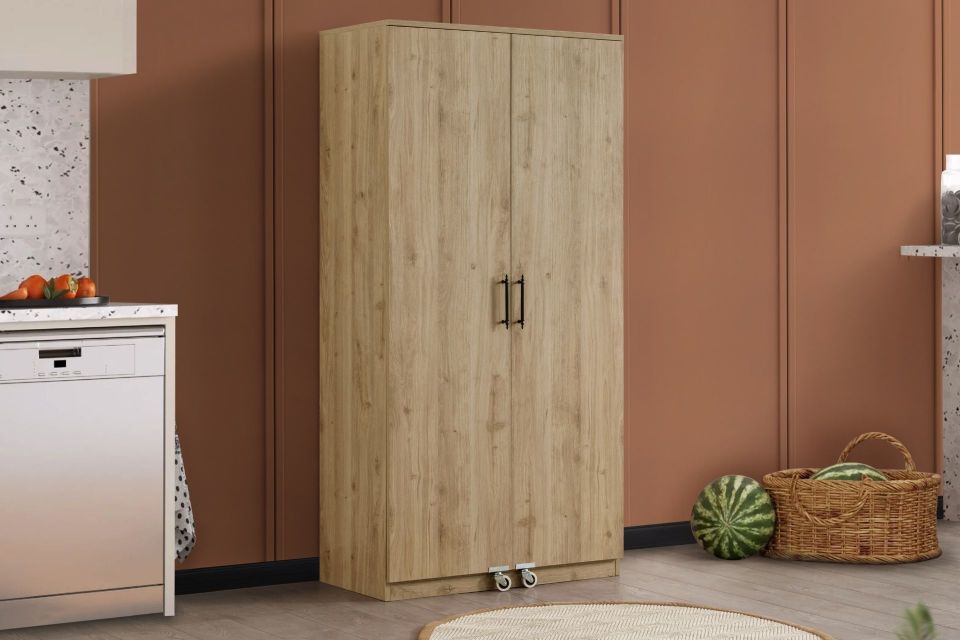 Blesk 2 Kapaklı Büyük Erzak Kiler Dolabı