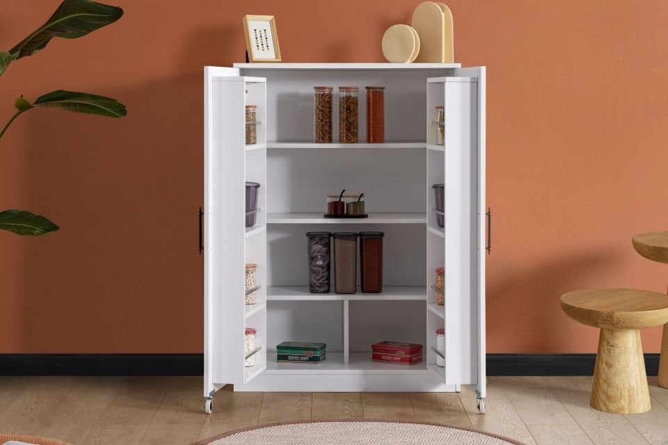 Blesk 2 Kapaklı Küçük Erzak Kiler Dolabı