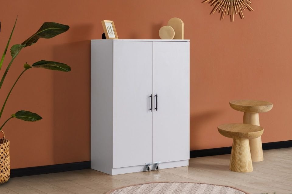 Blesk 2 Kapaklı Küçük Erzak Kiler Dolabı