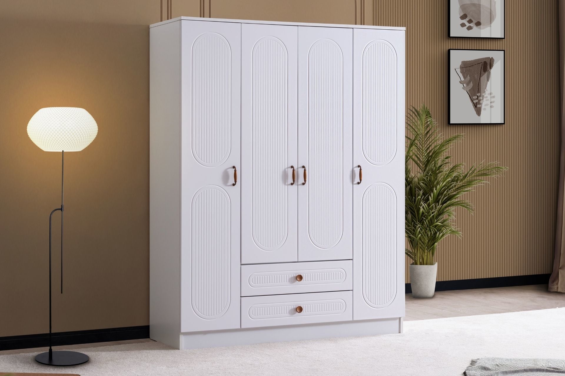 Gloria 4 Kapaklı Dolap