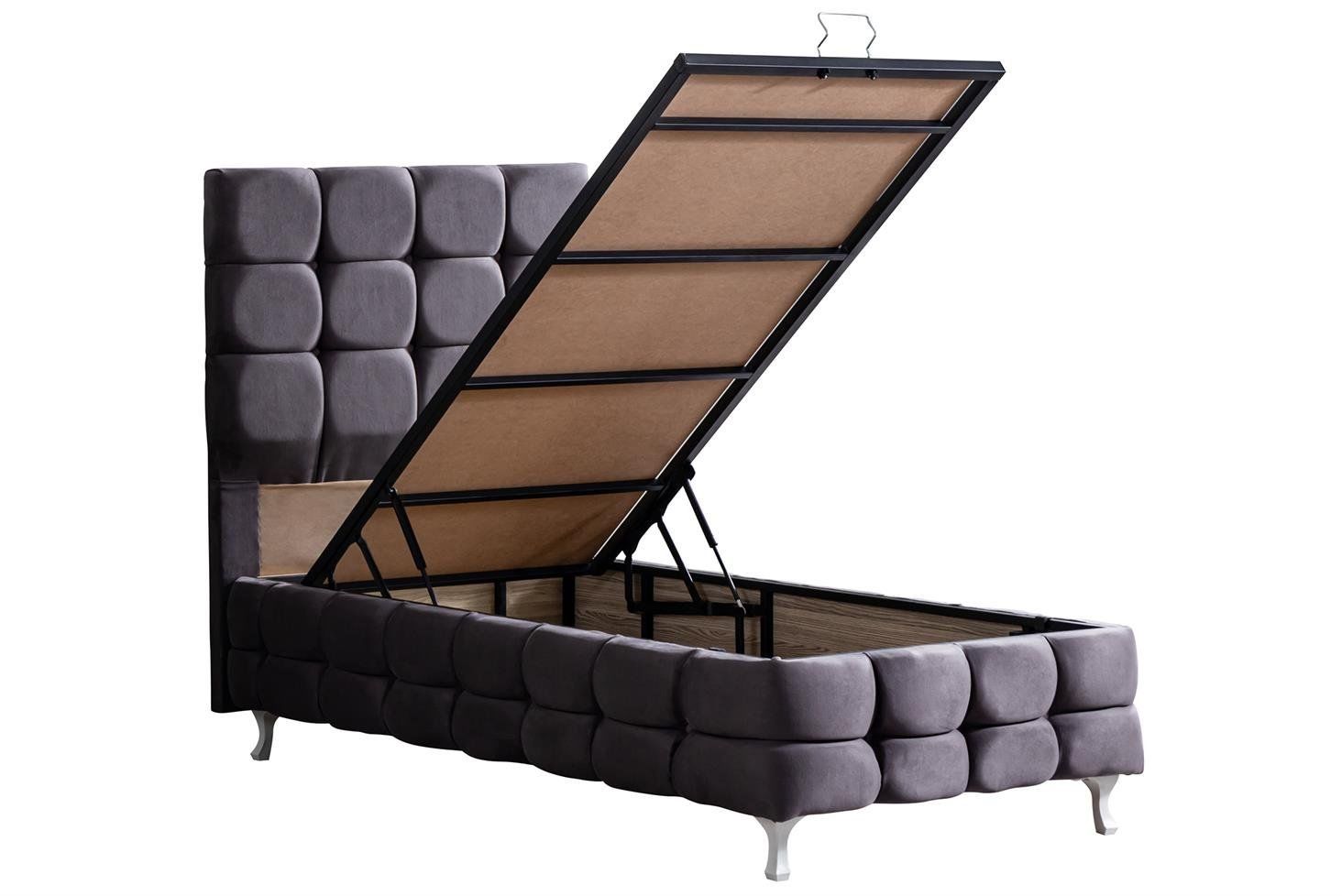Duke Lux Baza Başlık Seti 90 x 200 - Antrasit