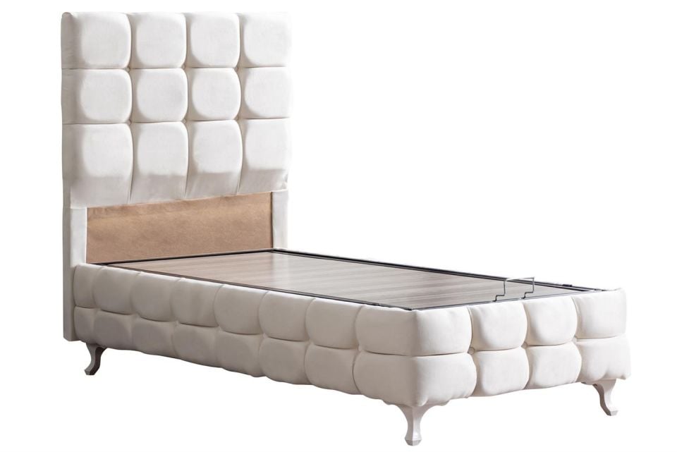 Duke Lux Baza Başlık Seti 90 x 200 - Krem